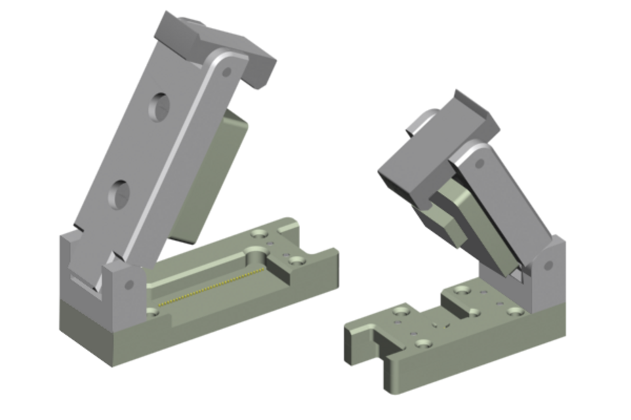 ZIF test sockets for flex cable