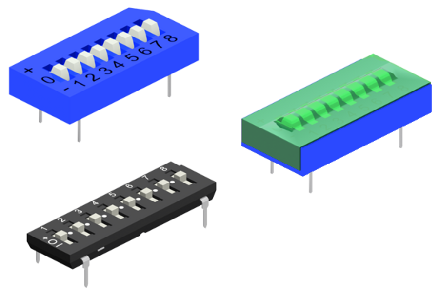 Slide Type Dip-Switch "Tri-State"