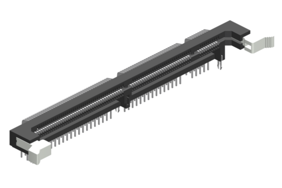 168-pin horizontal (90°) socket type