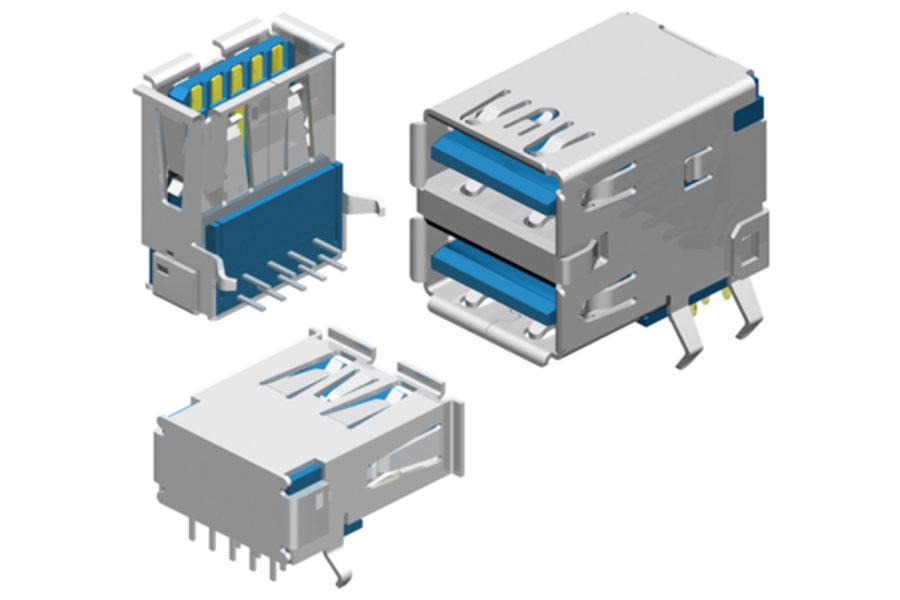 USB 3.0 Type "A" single port