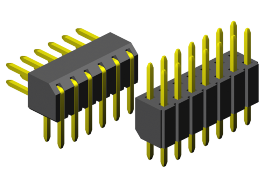 Through-hole soldering (THT) - High Base Board-to-Board pin headers
