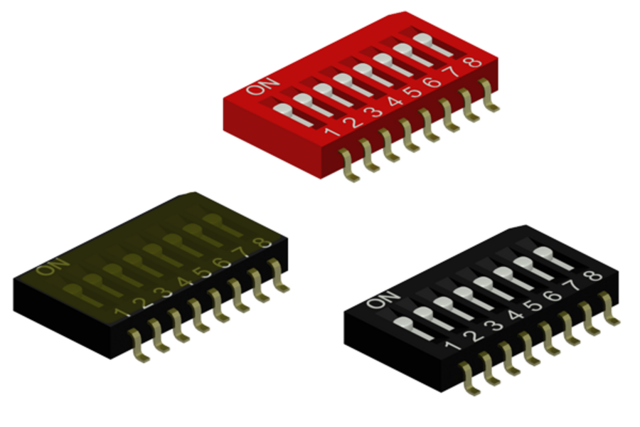 Slide Type Dip-Switch "Half Pitch"