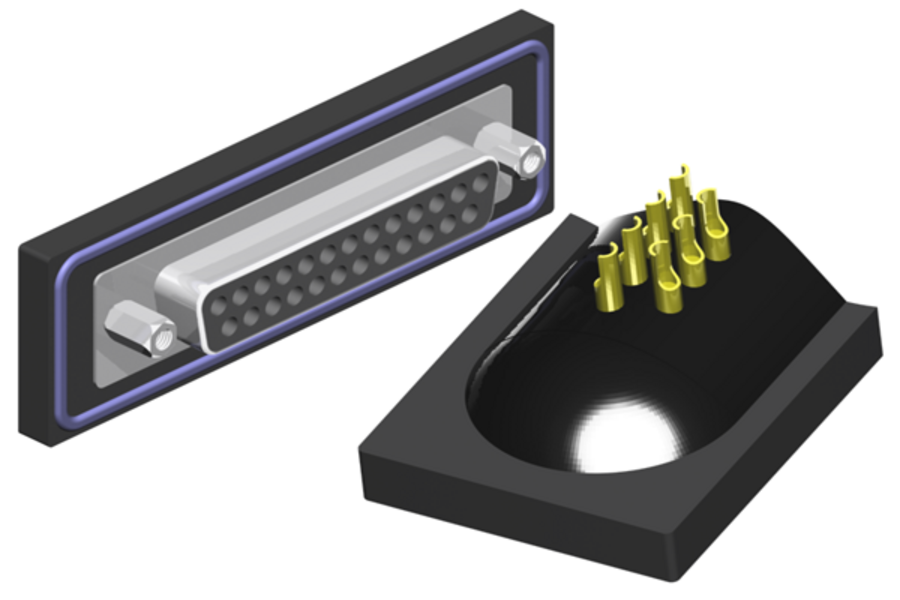 "solder cup" version ( for hand soldering )