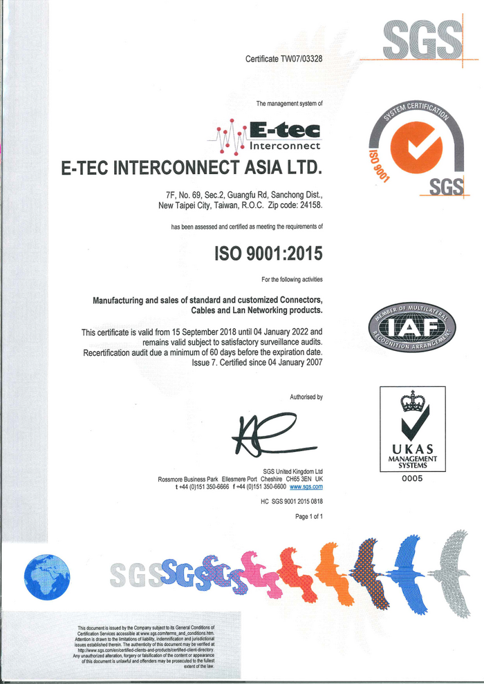 Etec Interconnect Quality Management