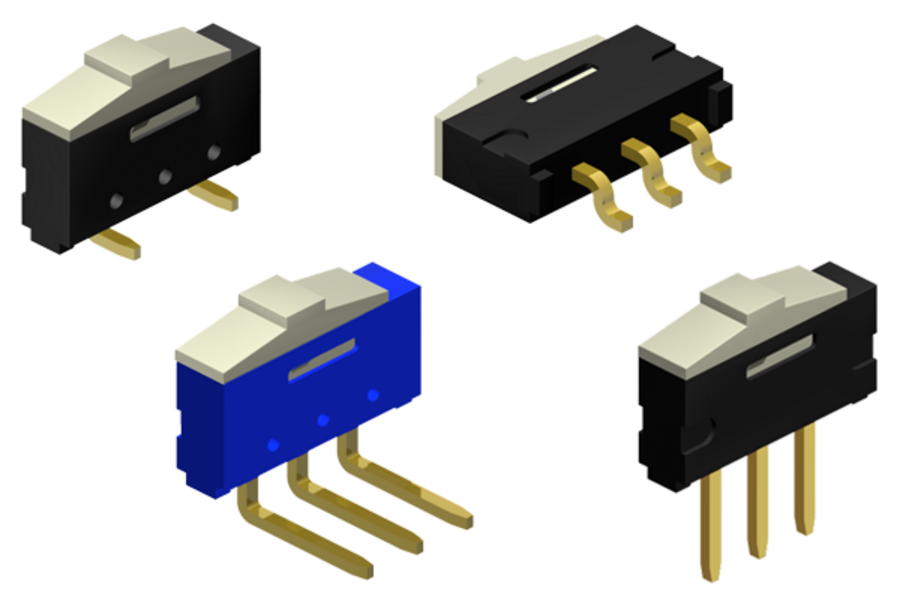 Changeover slide switch