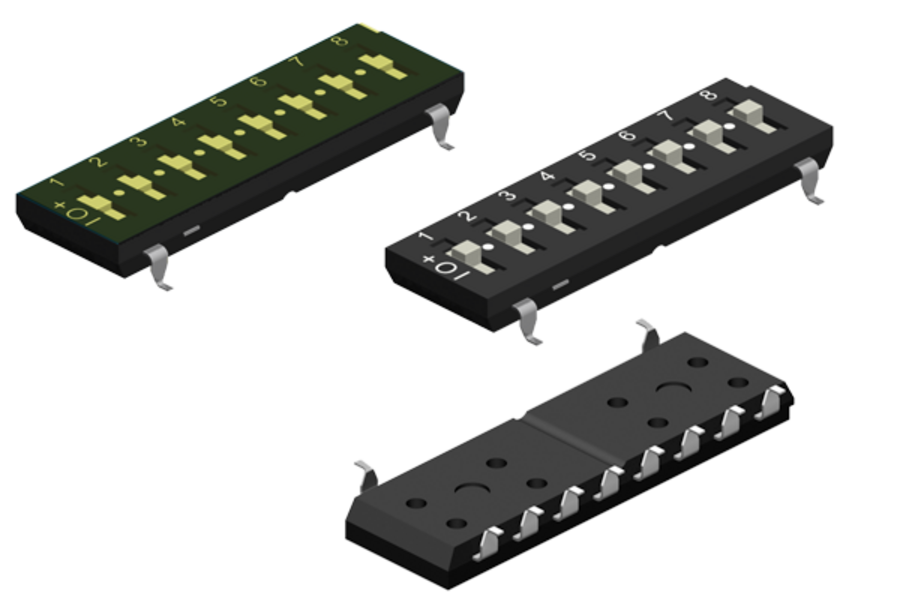 Slide Type Dip-Switch "Tri-State"