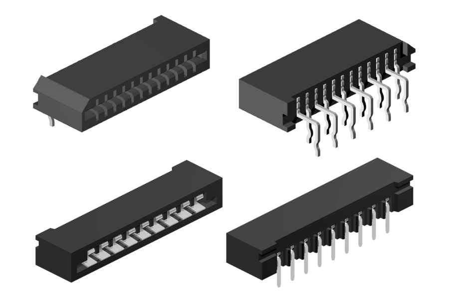 LIF - THT FPC/FFC Typ horizontal