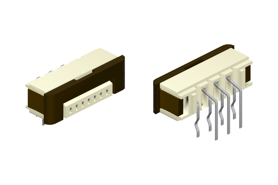 ZIF - THT FPC Type horizontal