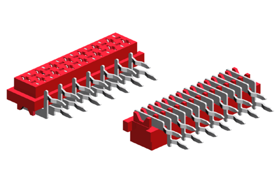 THT 90° female verision "Block Shape" / "Latch Shape"