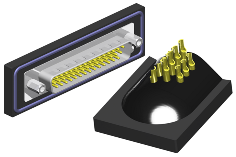 High Density "solder cup" version ( for hand soldering )